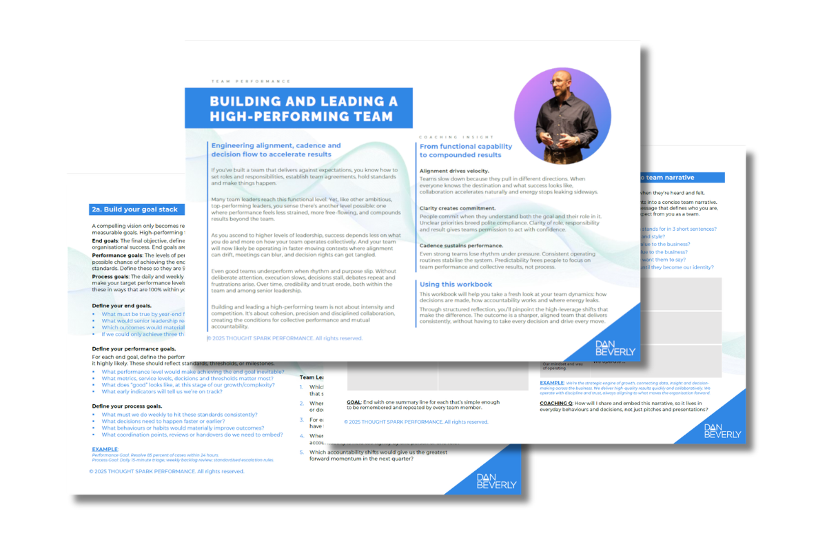 Download Your High Performing Team Workbook