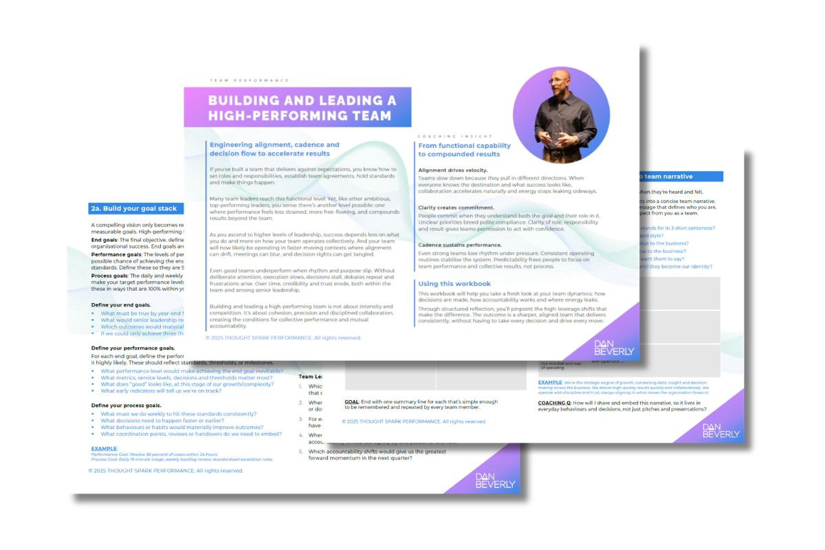 Download Your High Performing Team Workbook