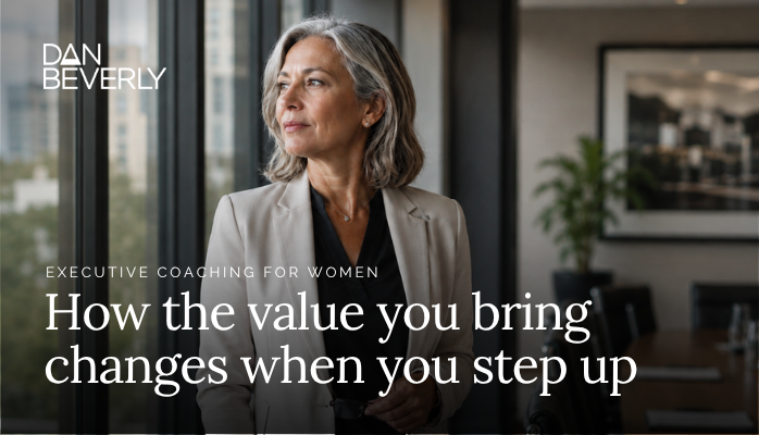How the value you bring changes when you step up as a leader